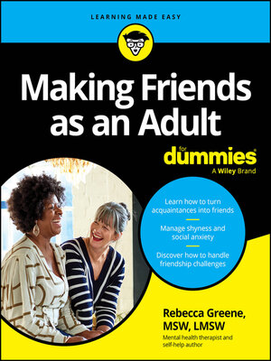 Making Friends as an Adult For Dummies - ebook